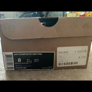 Nike Air Foamposite "Fighter Jet"